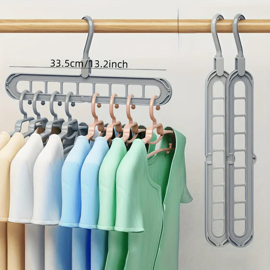9-Hole Foldable Hangers 3-Pack