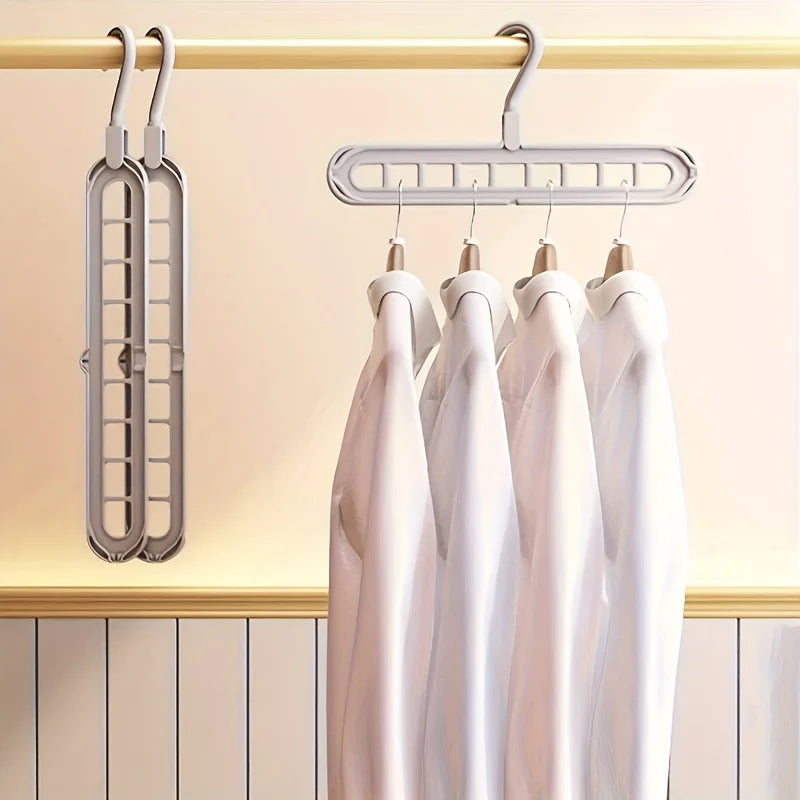 9-Hole Foldable Hangers 3-Pack