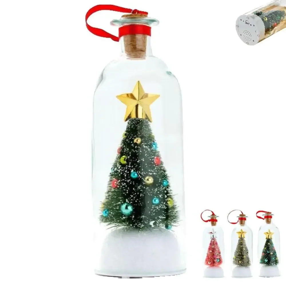 Recordable Christmas Voice Message Keepsake Bottle