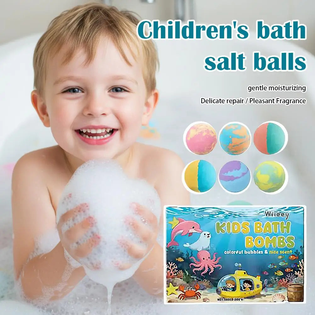 Kids Colourful Bath Bomb Gift Set