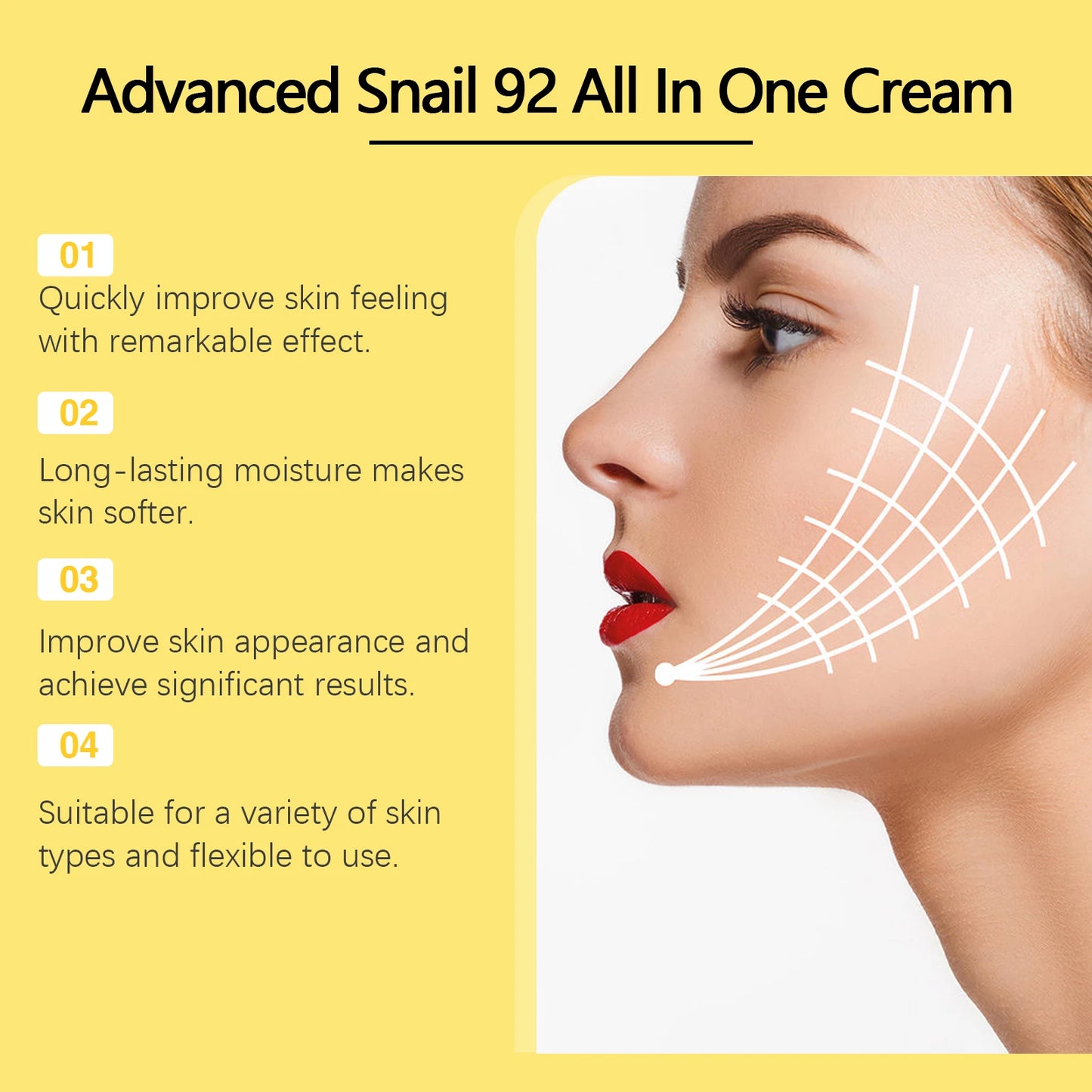 Snail 92 All In One Cream - Hydrating & Firming Face Moisturizer
