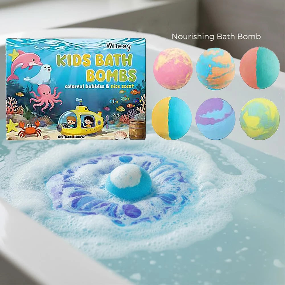 Kids Colourful Bath Bomb Gift Set