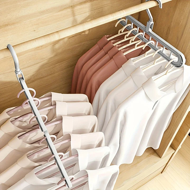 9-Hole Foldable Hangers 3-Pack