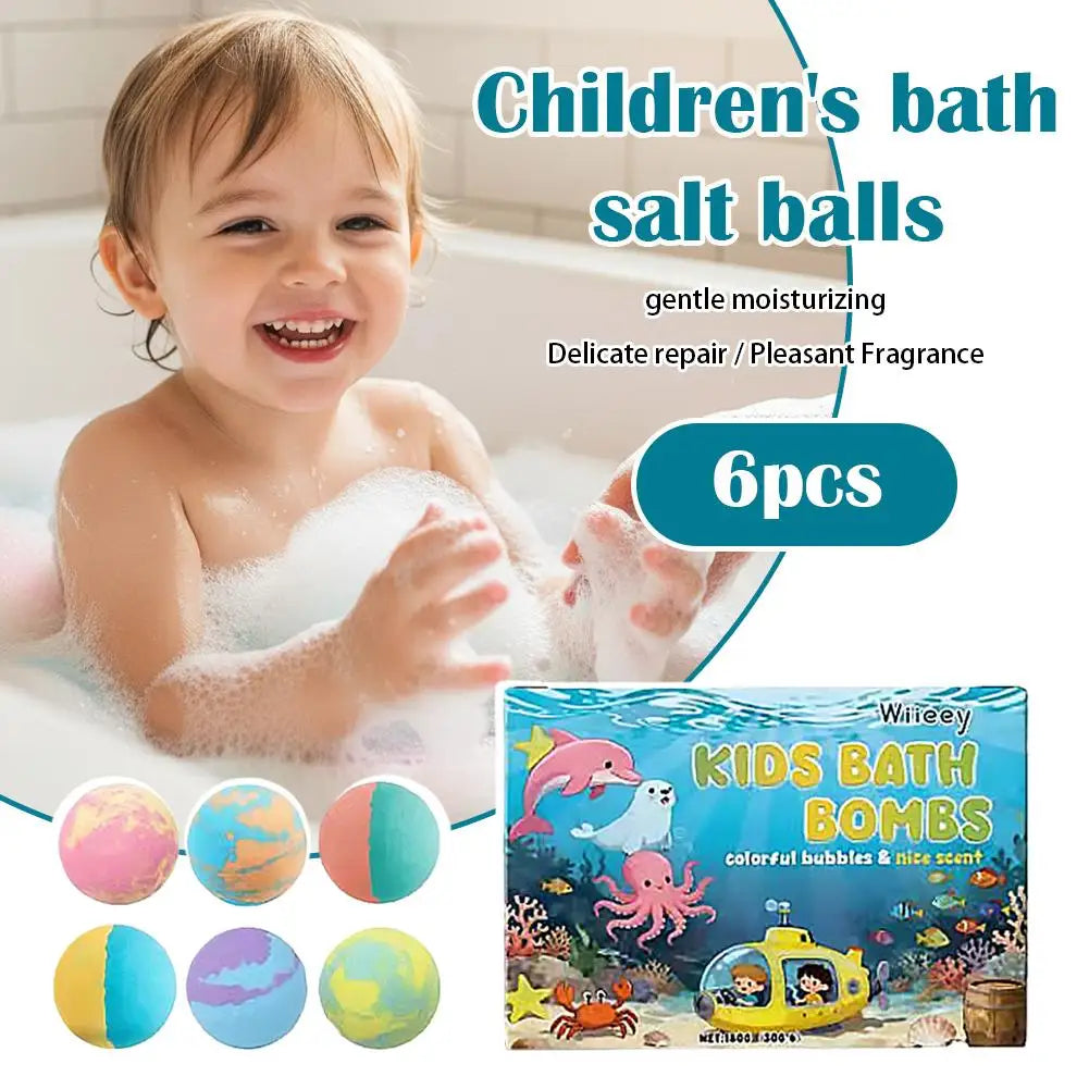 Kids Colourful Bath Bomb Gift Set