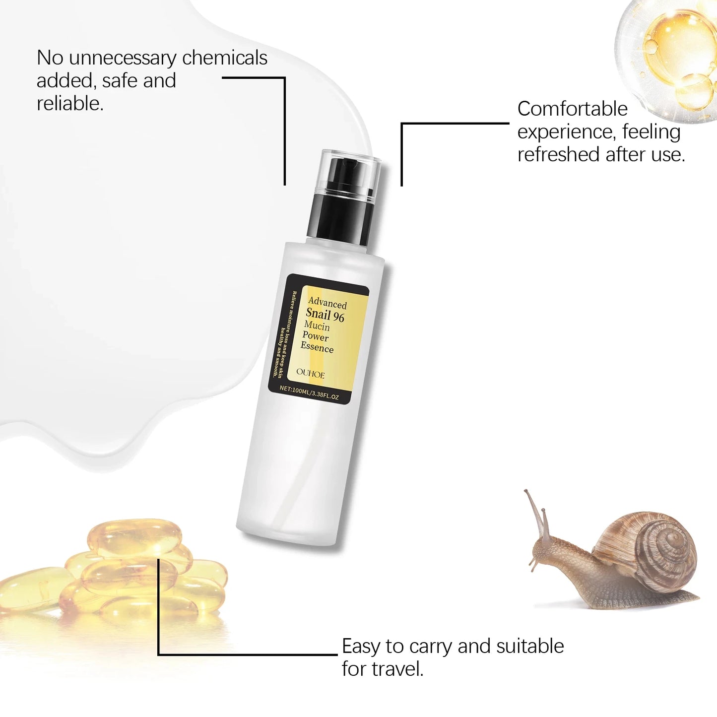 Snail 96 Mucin Power Essence - Hydrating & Skin Repair