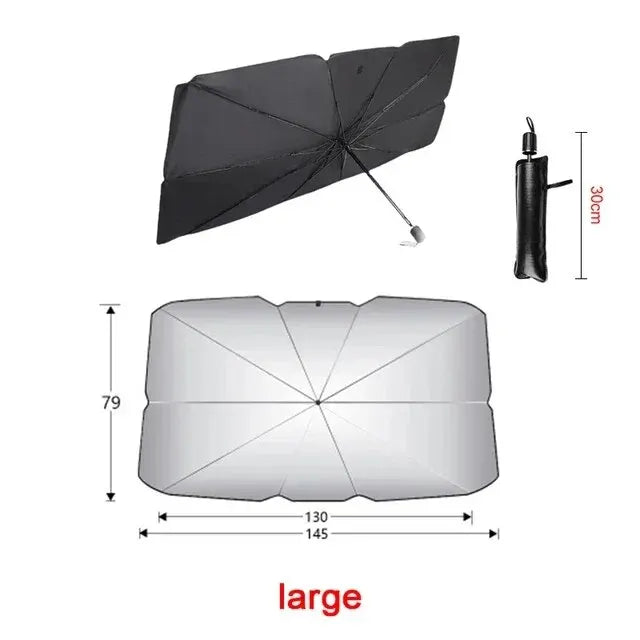 Foldable Car Windshield Sunshade Umbrella