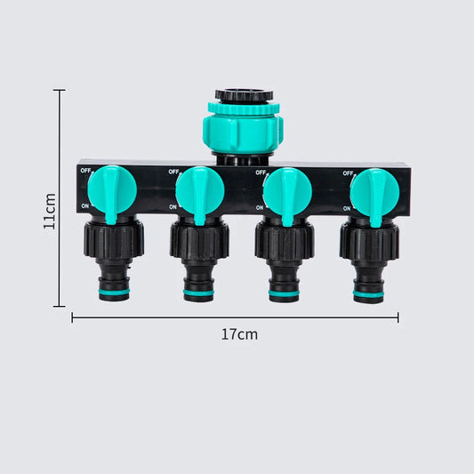 4-Way Garden Hose Splitter