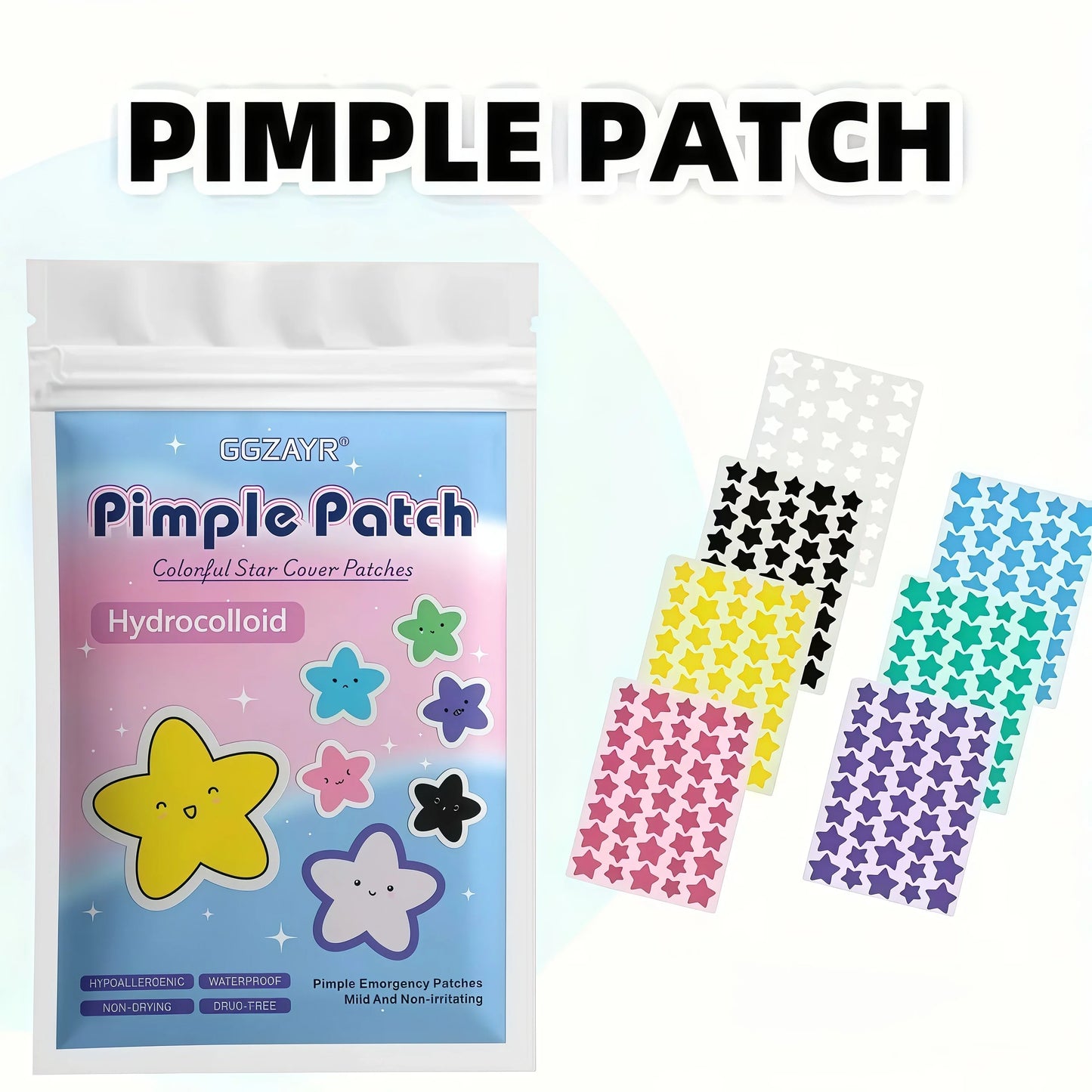 Seven-Color Star Pimples Patches
