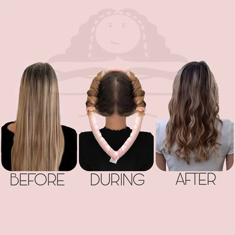Heatless Curling Ribbon Set | Soft Overnight Hair Curler