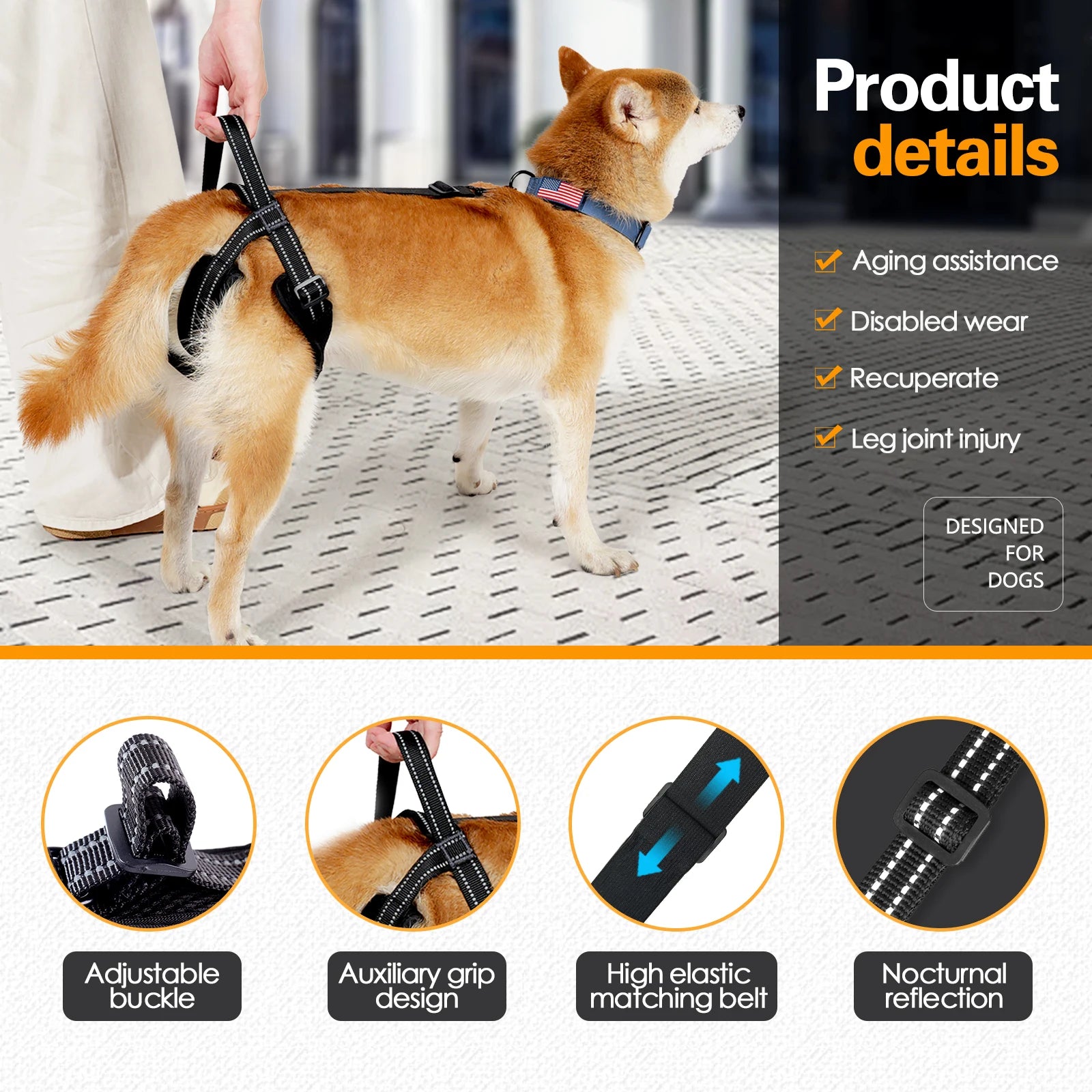 LiftPaw™ Dog Support Harness