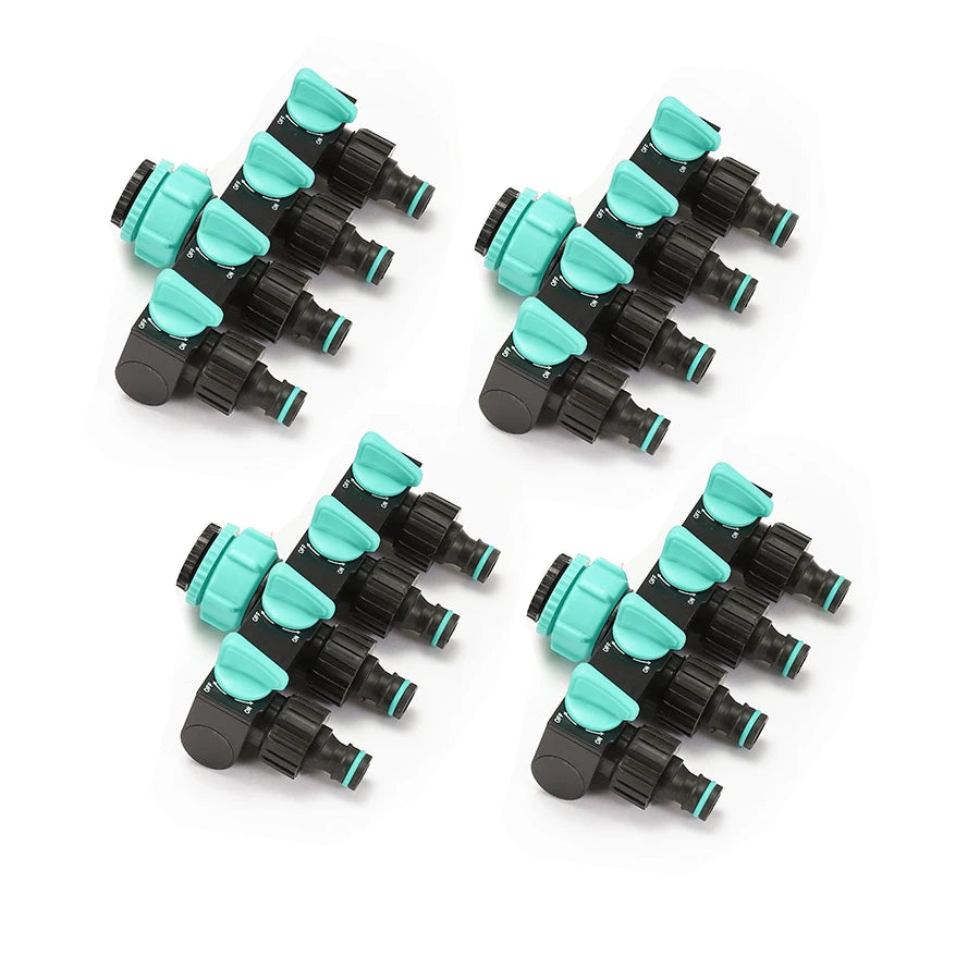 4-Way Garden Hose Splitter