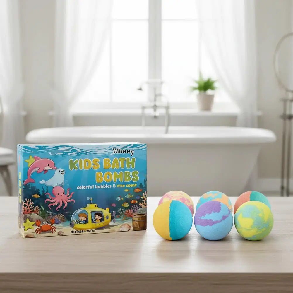 Kids Colourful Bath Bomb Gift Set