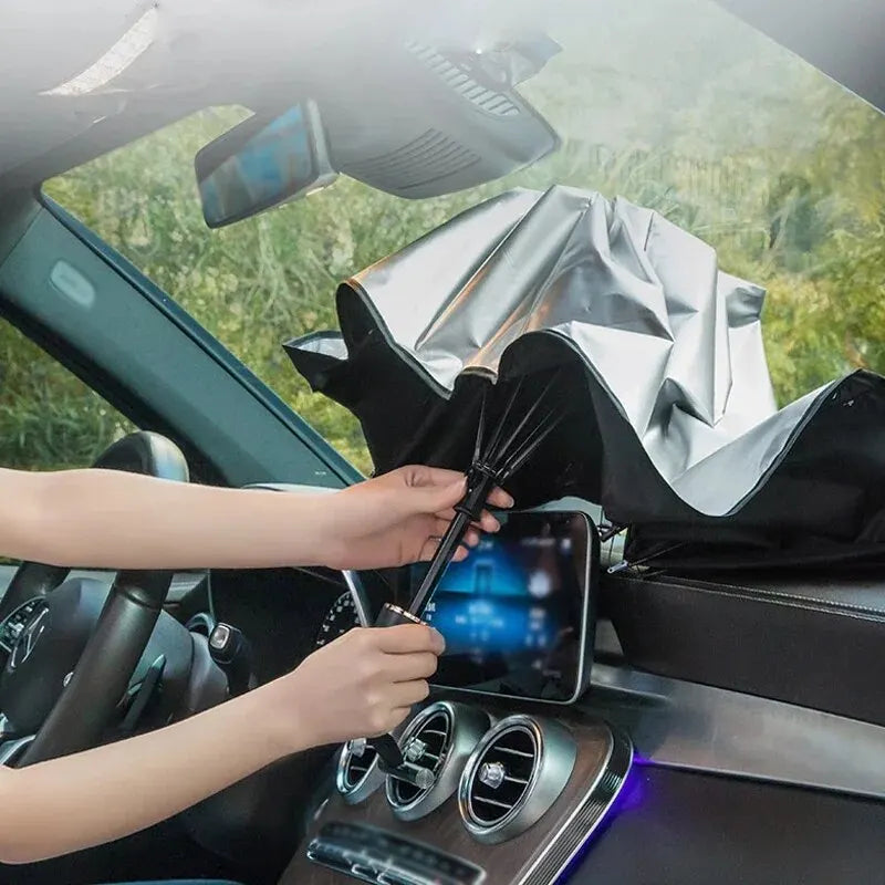 Foldable Car Windshield Sunshade Umbrella