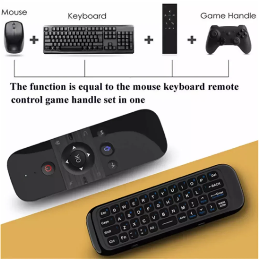Wireless Mini Keyboard & Voice Remote