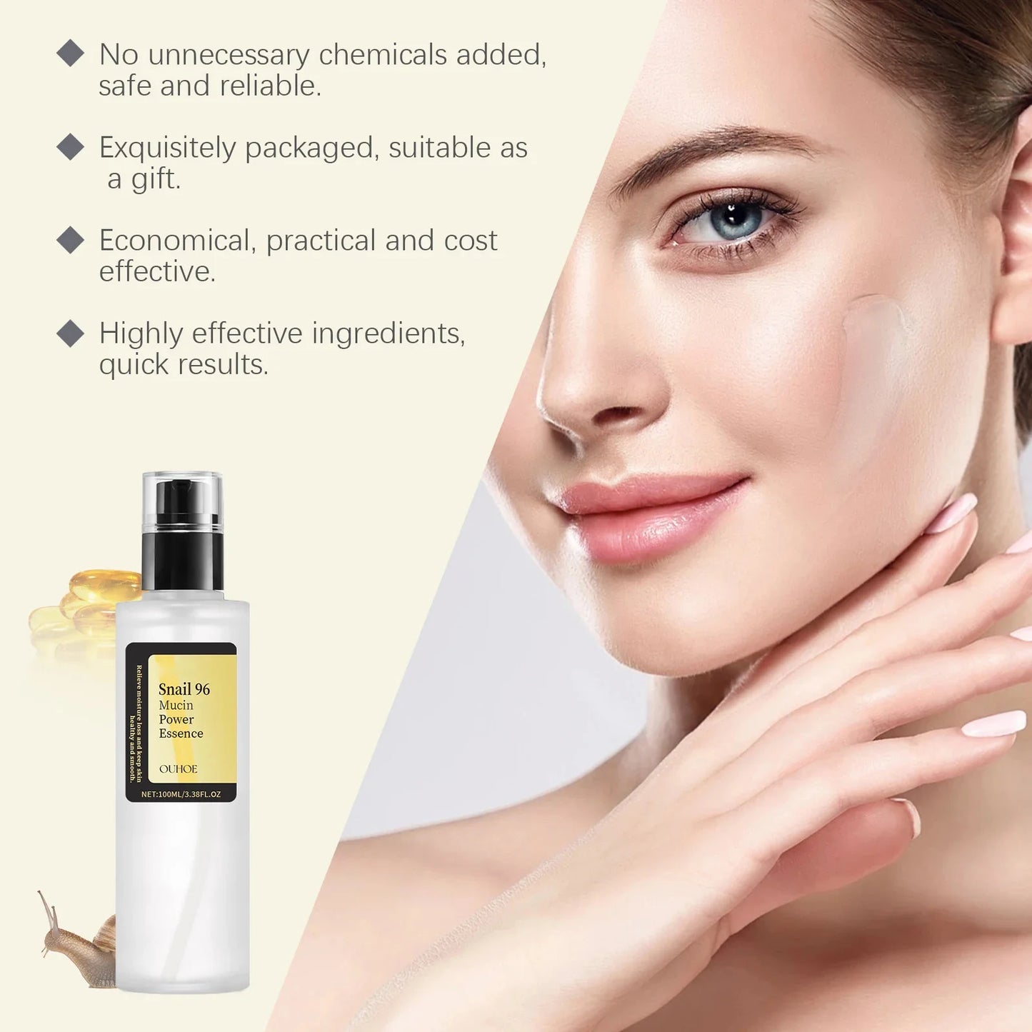 Snail 96 Mucin Power Essence - Hydrating & Skin Repair