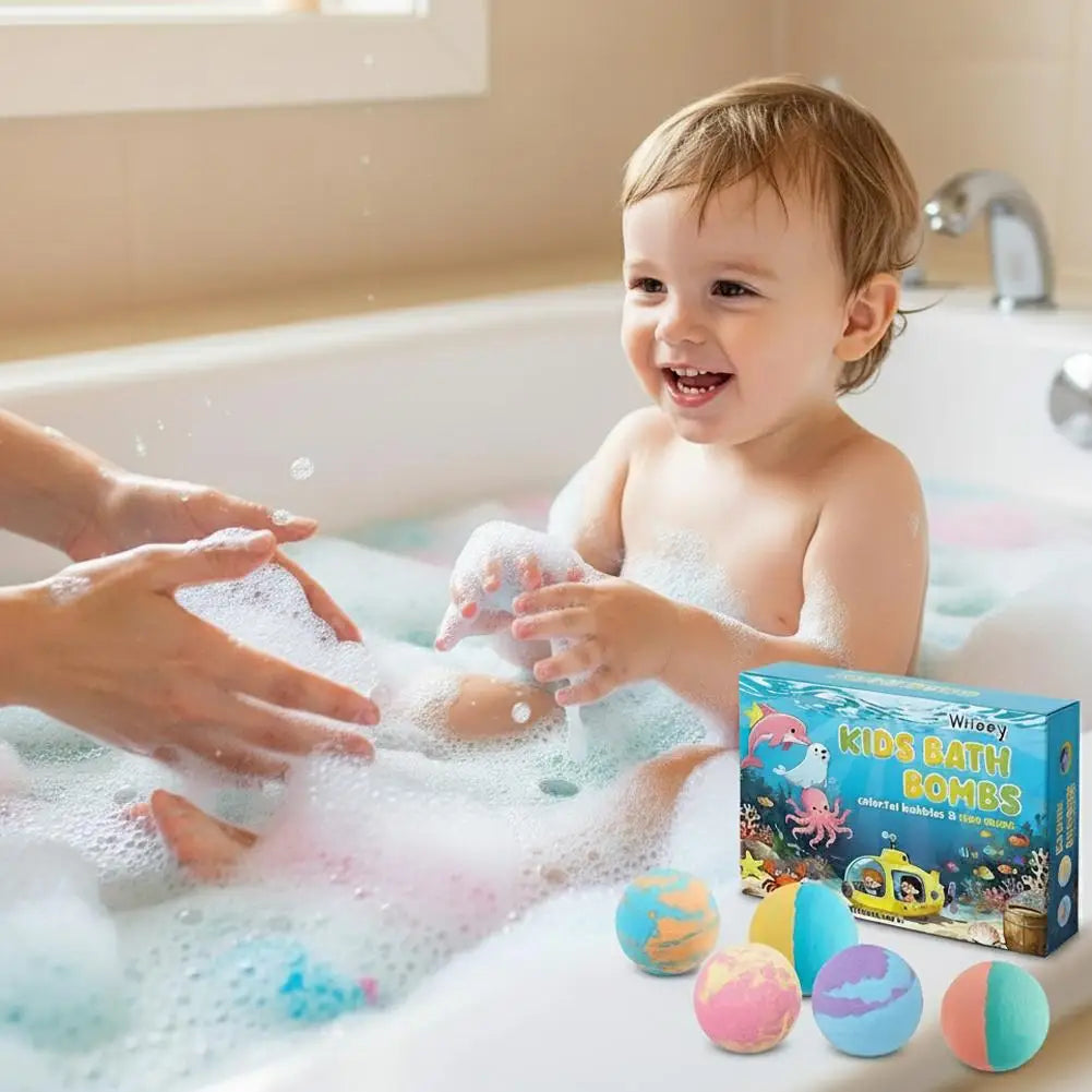 Kids Colourful Bath Bomb Gift Set