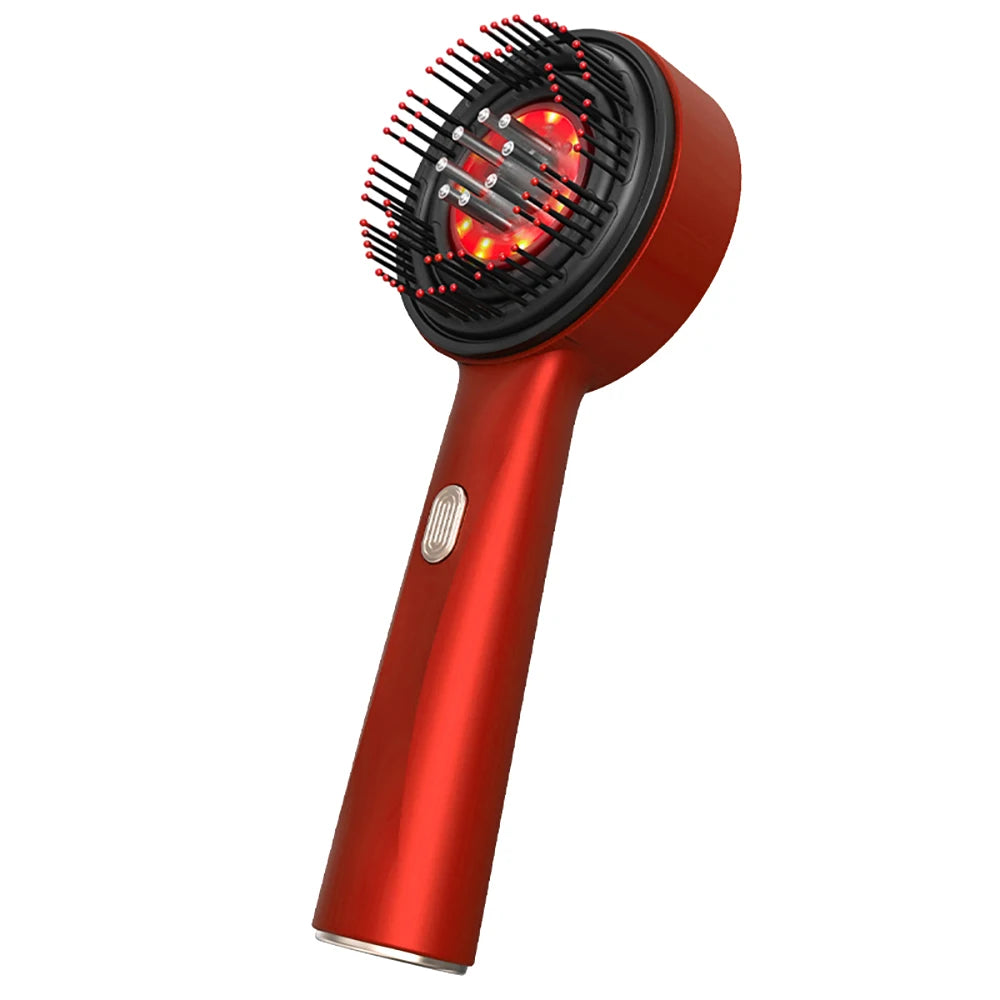 3-in-1 Electric Scalp Massager with Hair Oil Applicator & Red Light Therapy